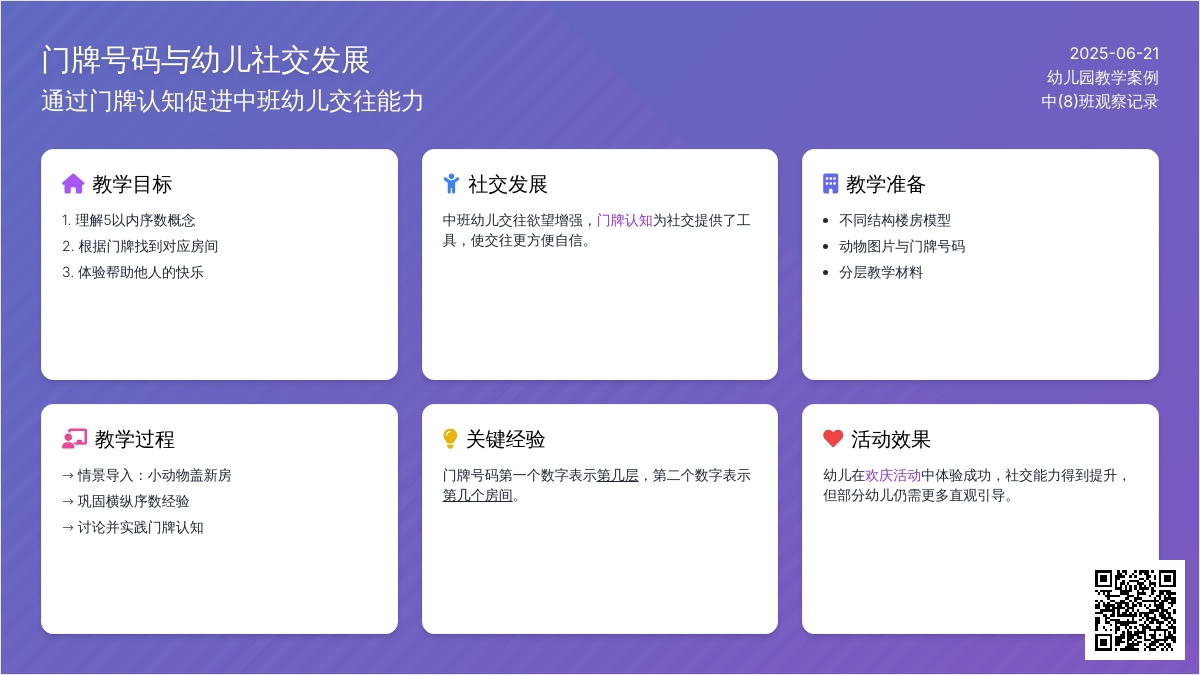 中班数学小动物搬新房教案反思