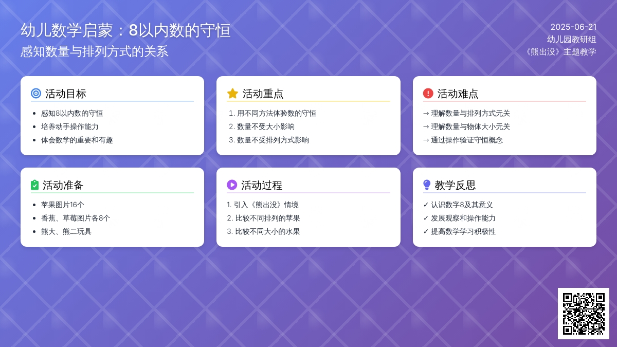 中班数学怎么排都是8教案反思