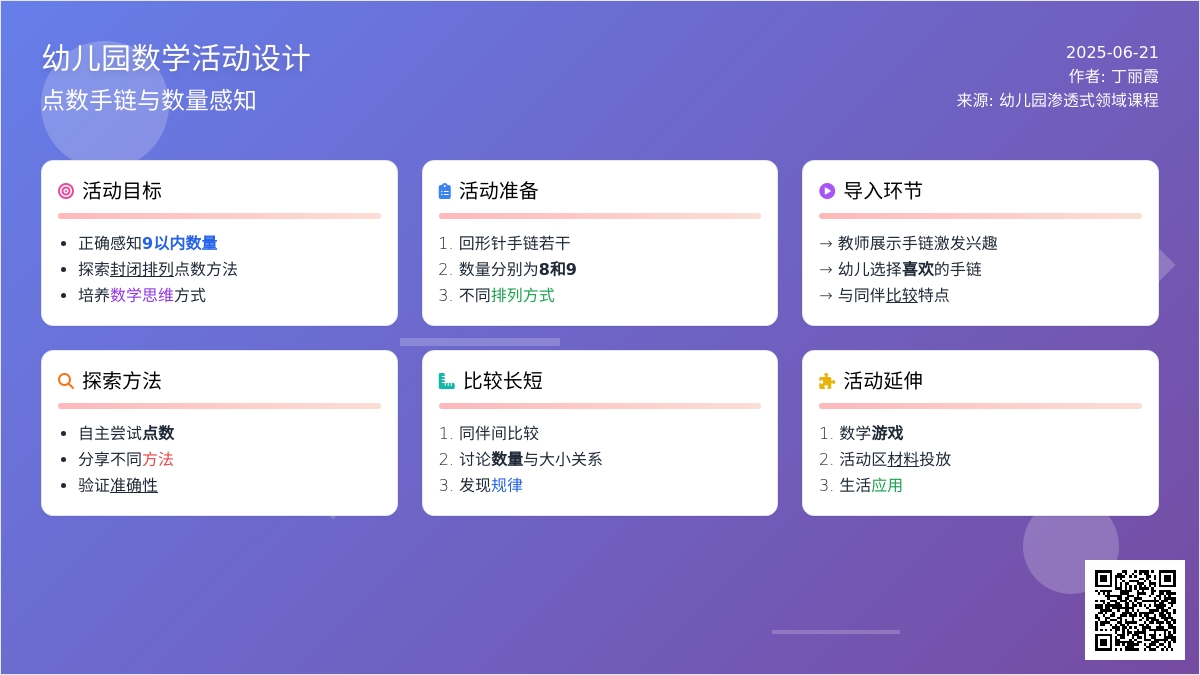 中班数学数手链教案反思
