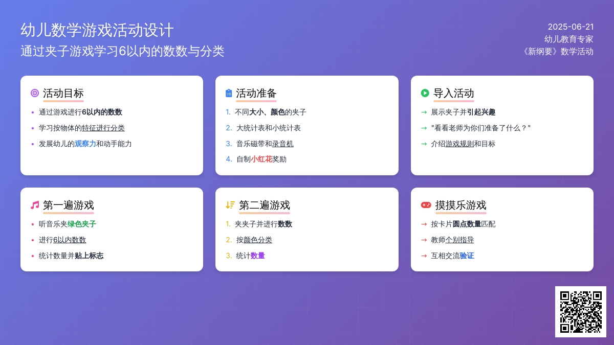中班数学奇妙的夹子教案反思