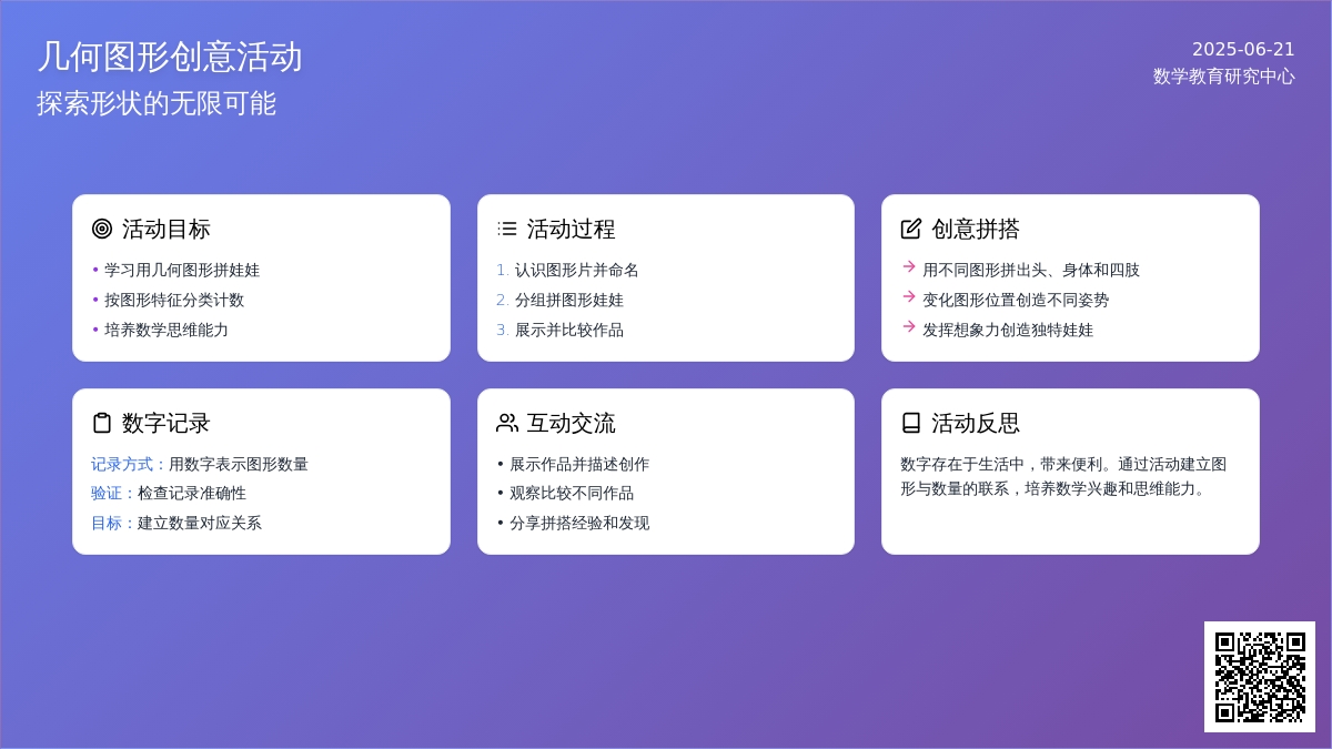 中班数学图形娃娃教案反思