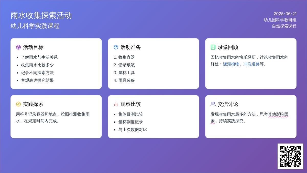 中班数学收集雨水教案反思