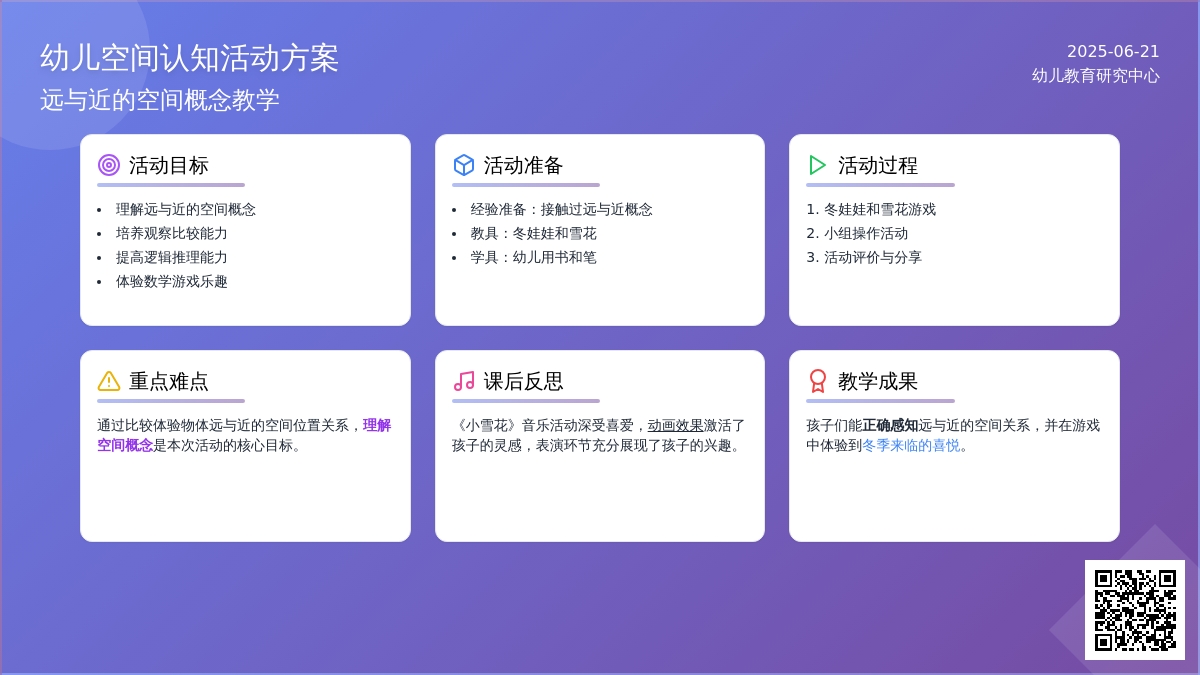 中班数学活动冬娃娃和雪花教案反思