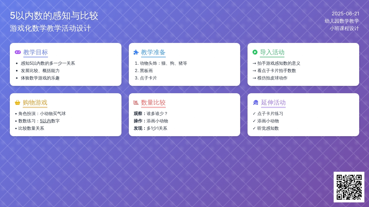 中班数学5以内数的多少教案反思