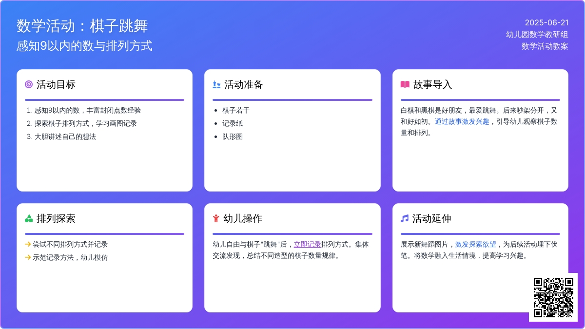 中班数学爱跳舞的棋子教案反思