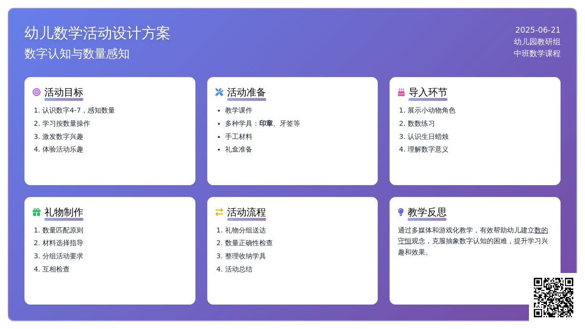 中班数学公开课复习7以内的数教案反思