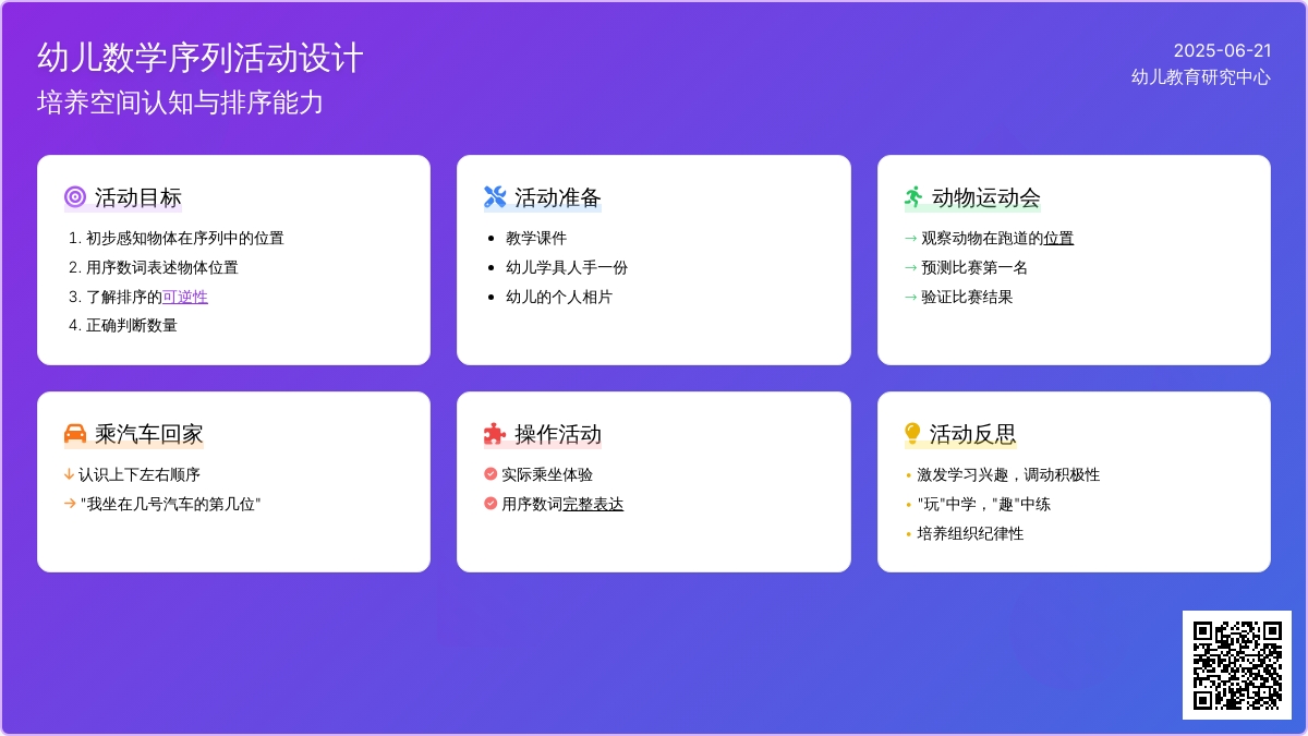 中班数学公开课动物运动会教案反思