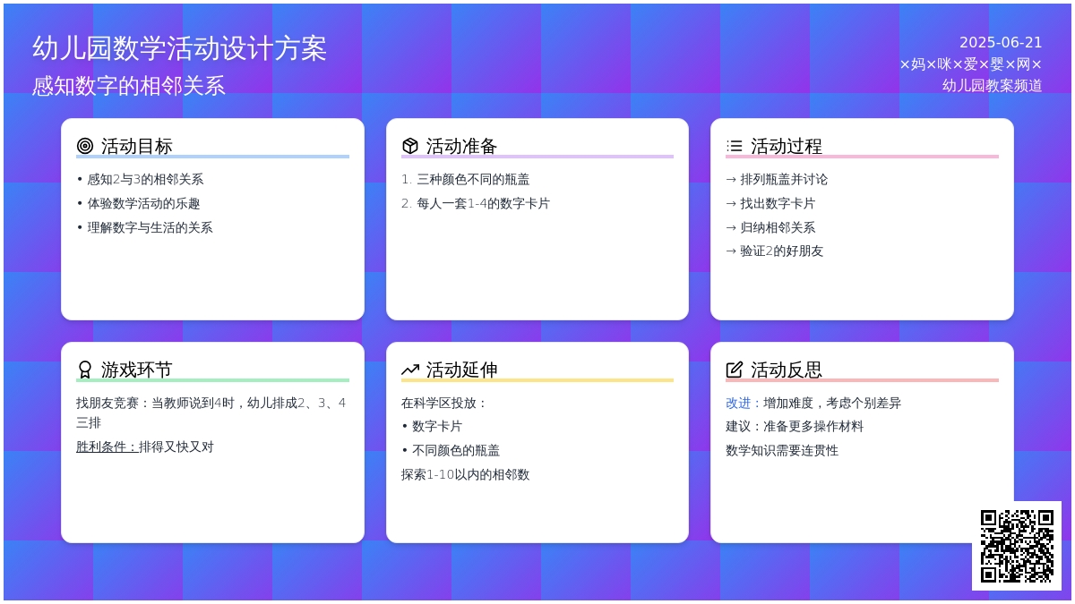 中班数学认识23的相邻数教案反思