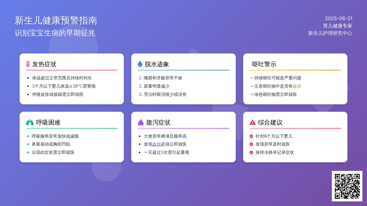 孩子生病了新生父母如何早发现