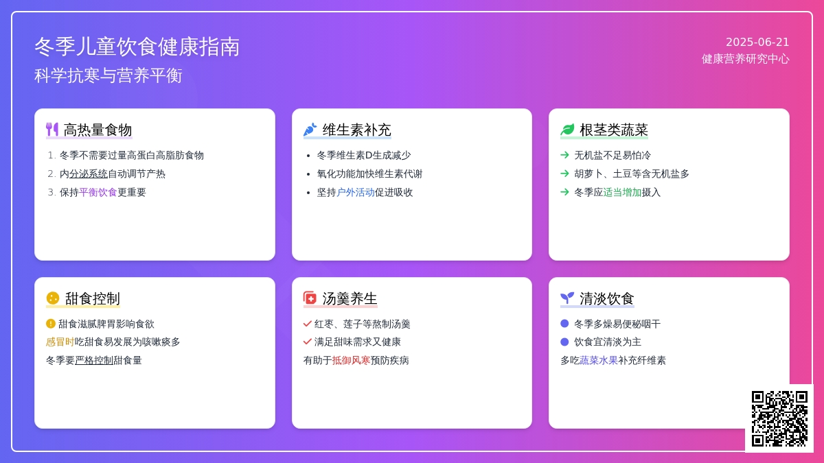 冬天孩子怎么吃能力耐寒抗生病