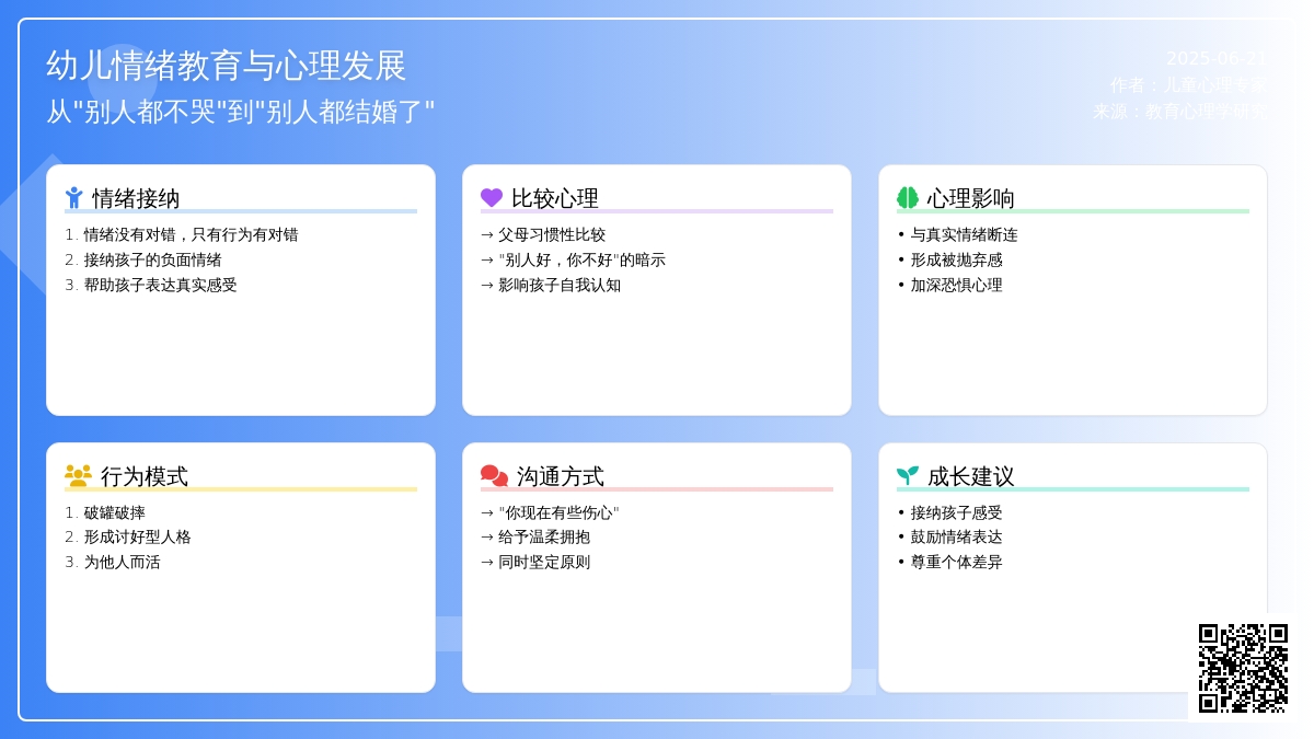 孩子哭着不肯上幼儿园，父母千万别说：“别人都没哭，就你哭”