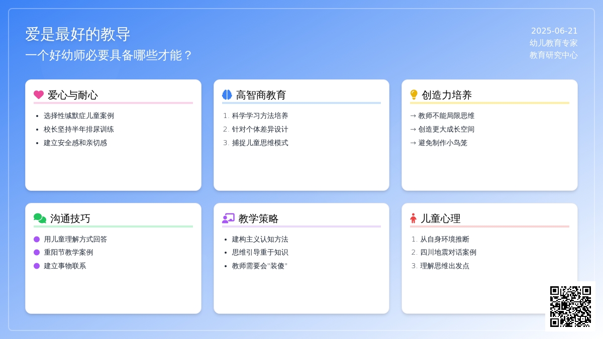 一个好幼师必要具备哪些才能？