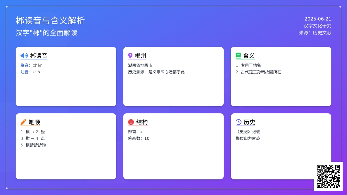 郴读音 解答郴读音是什么及郴的意思是什么！