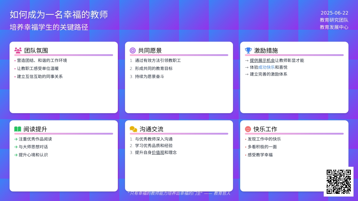 师德与演讲：结合实践谈如何做一名幸福的教师