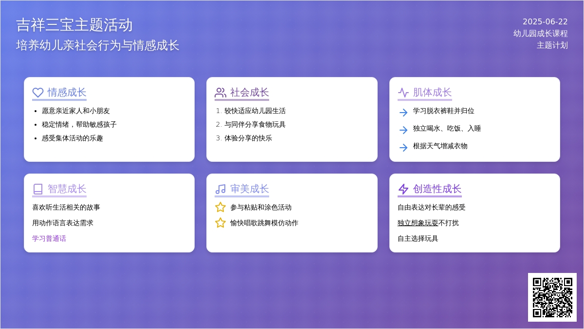 2016幼儿园成长课程主题计划