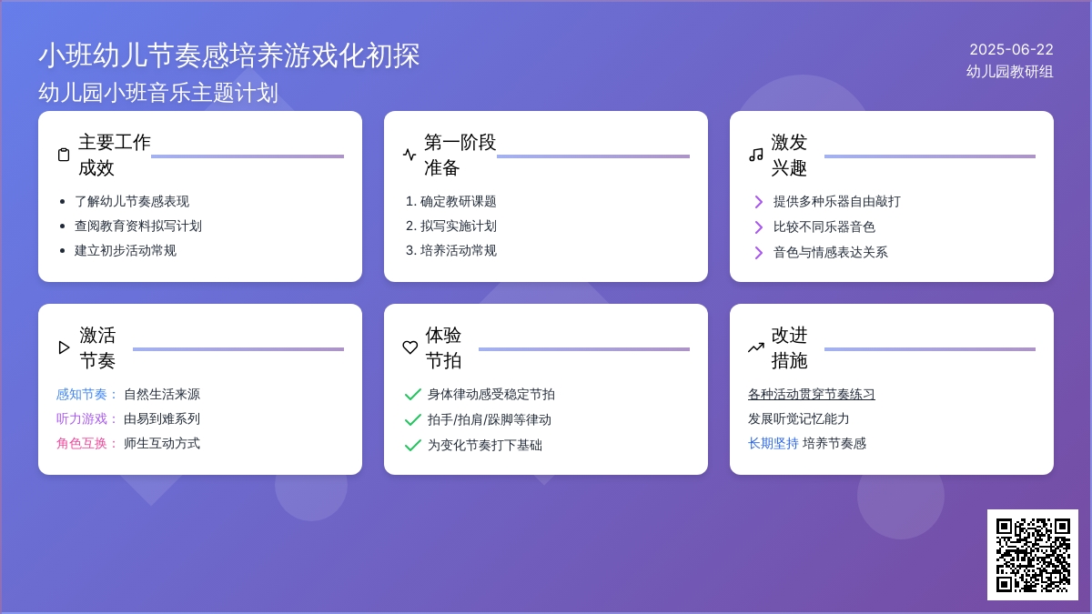 幼儿园小班音乐主题计划