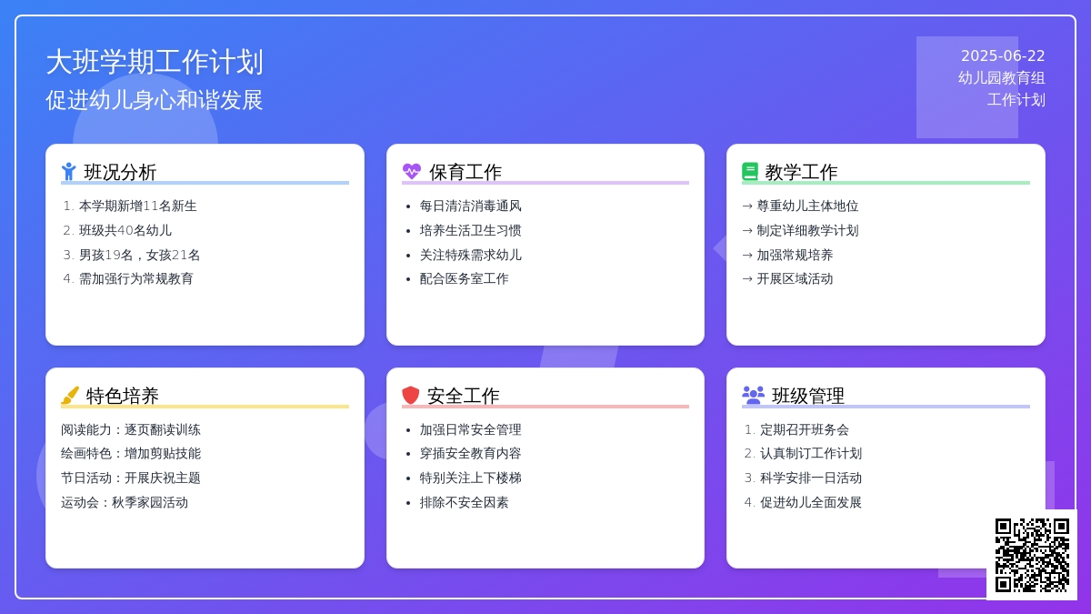 2016年幼儿园大班工作计划