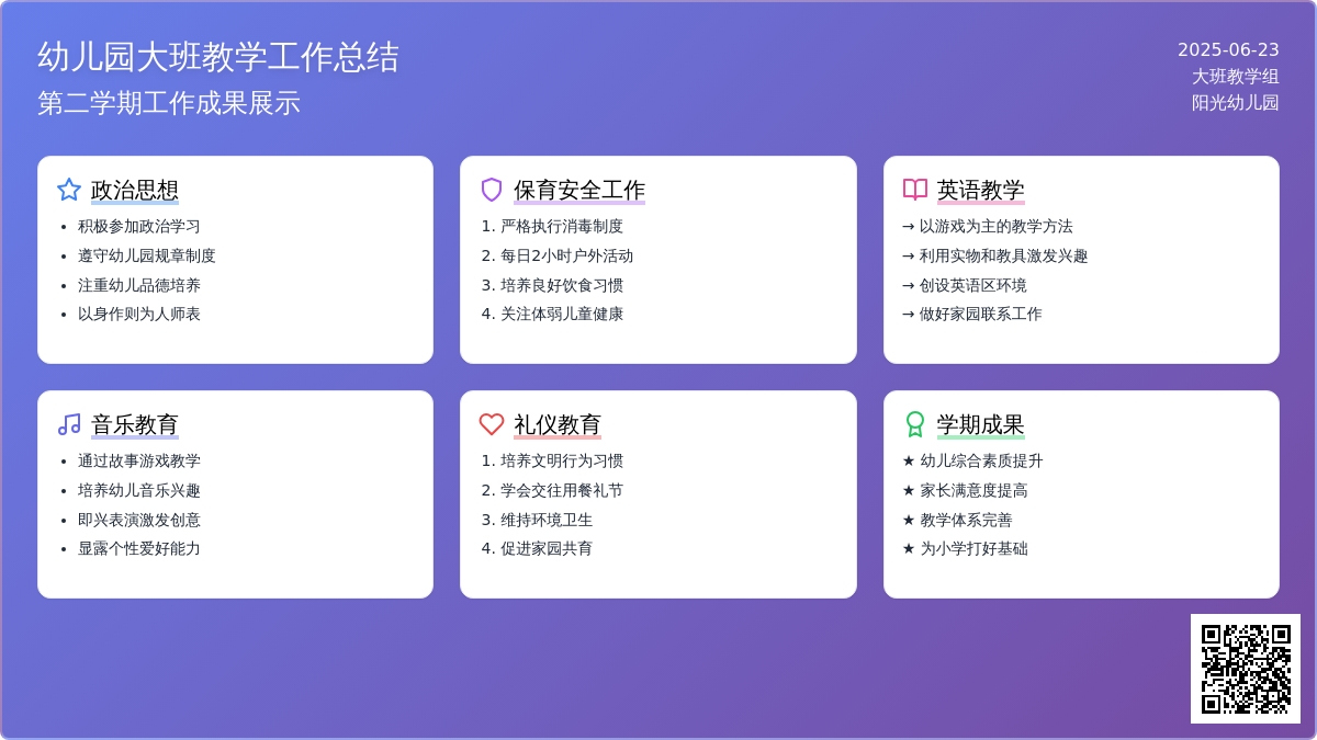 大班教学工作总结（第二学期）
