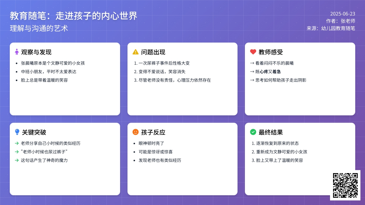 幼儿园下学期教育随笔走进孩子的内心世界