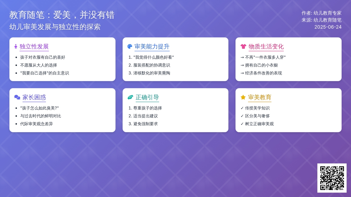 幼儿教育随笔爱美，并没有错