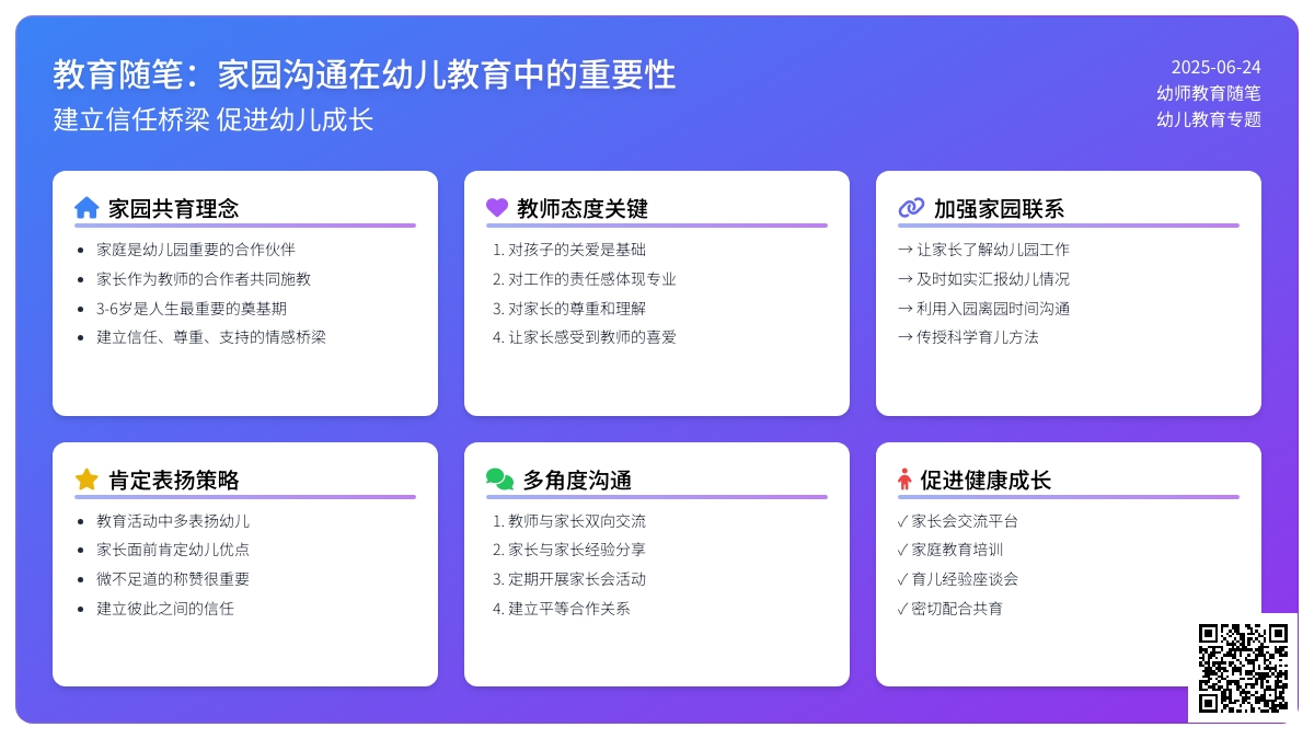 幼师教育随笔家园沟通在幼儿教育中的重要性