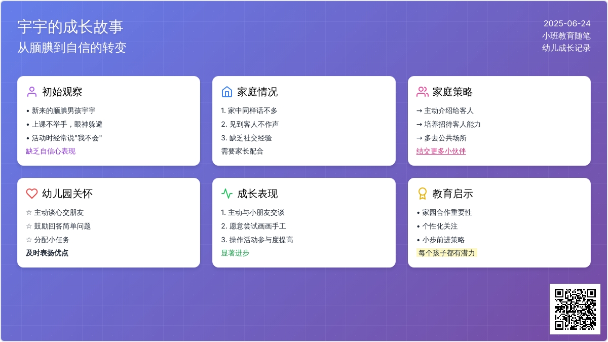 小班下期教育随笔孩子你进步了
