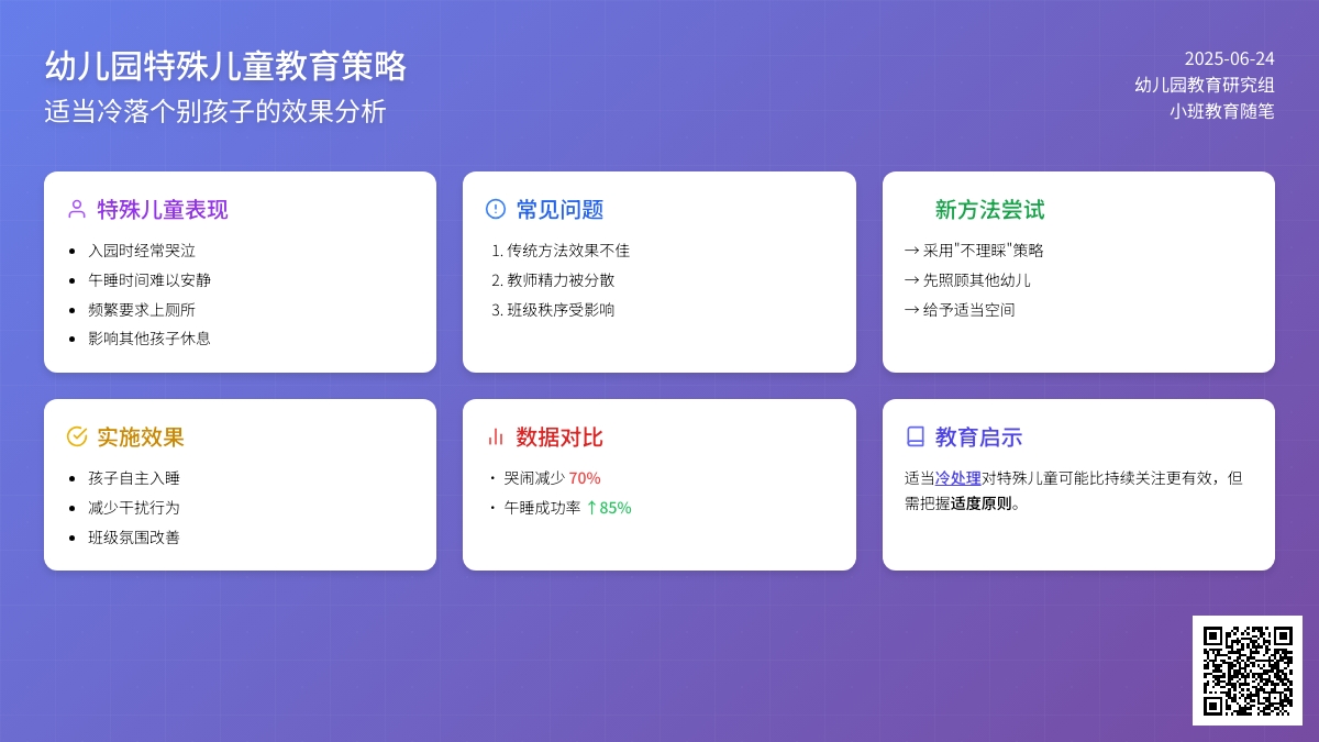 幼儿园小班教育随笔适当冷落个别的孩子