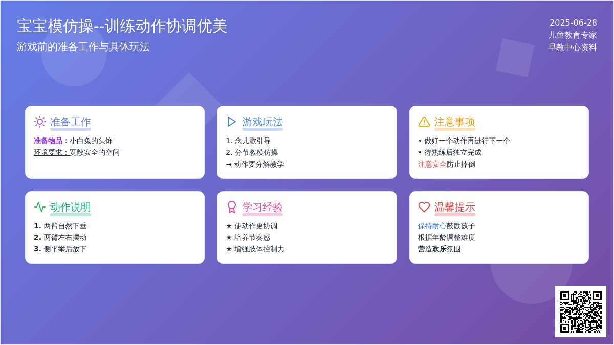 孩子模仿操--训练动作协调优美