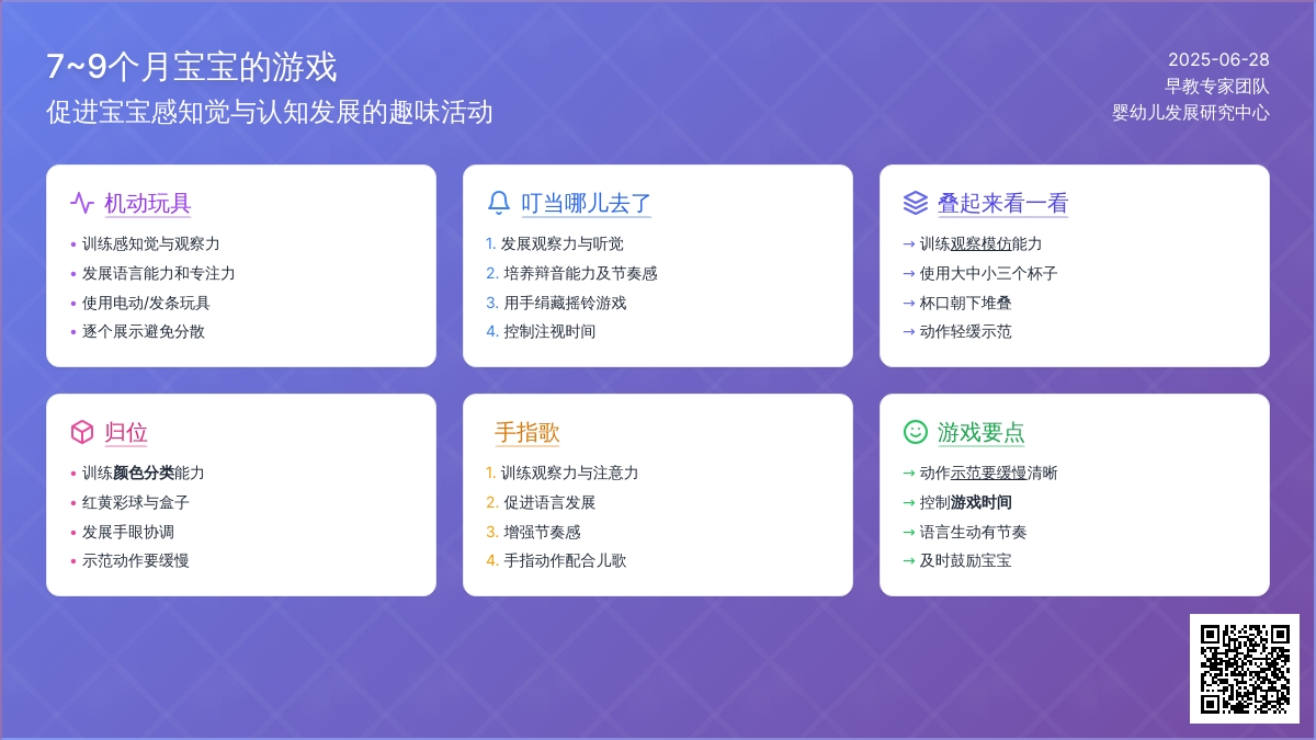 7~9个月孩子的游戏