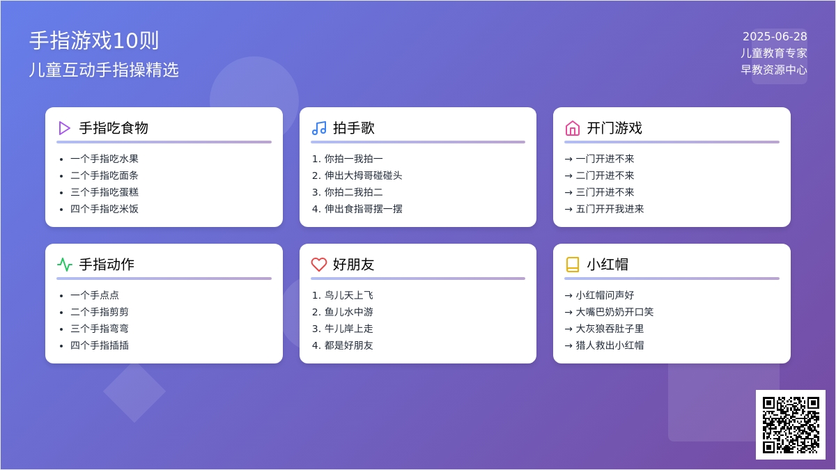 手指游戏10则