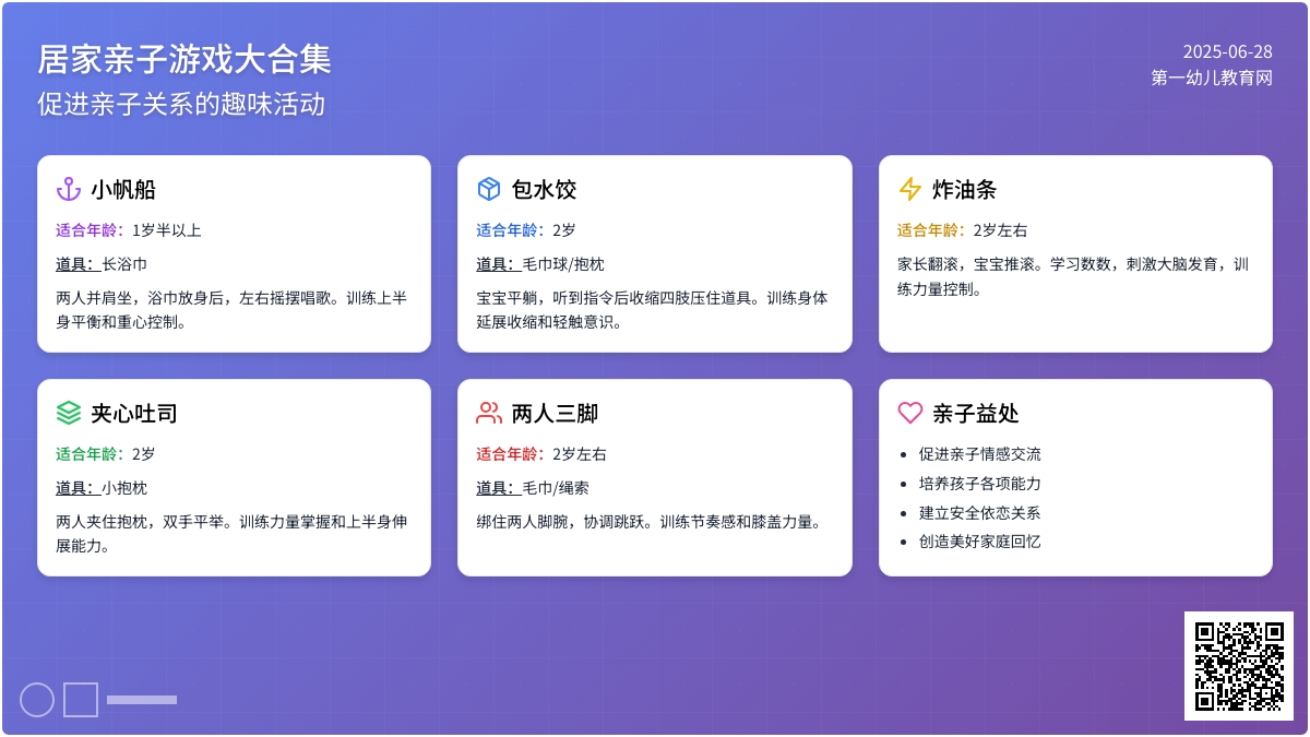 居家亲子游戏大合集