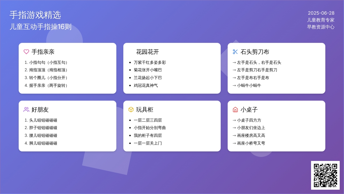 手指游戏16则