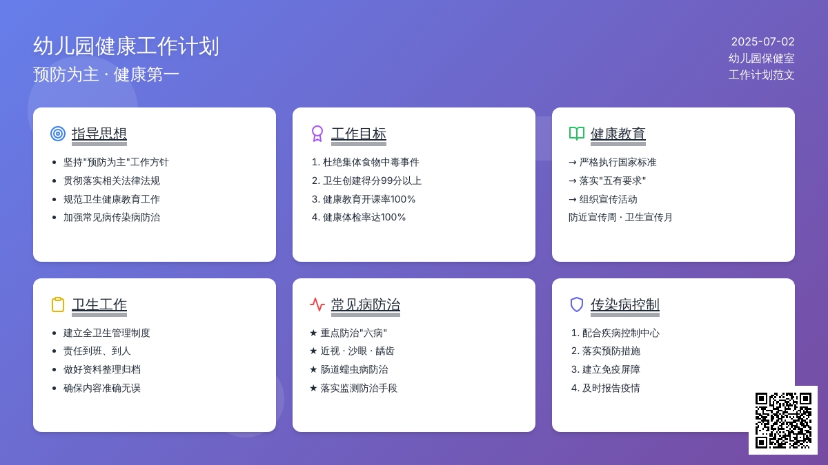 2016年上半年幼儿园保健室工作计划范文