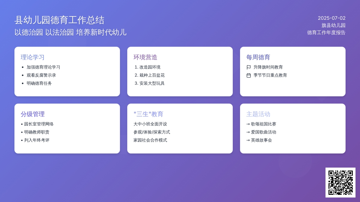 2015年关于旗县幼儿园的个人总结