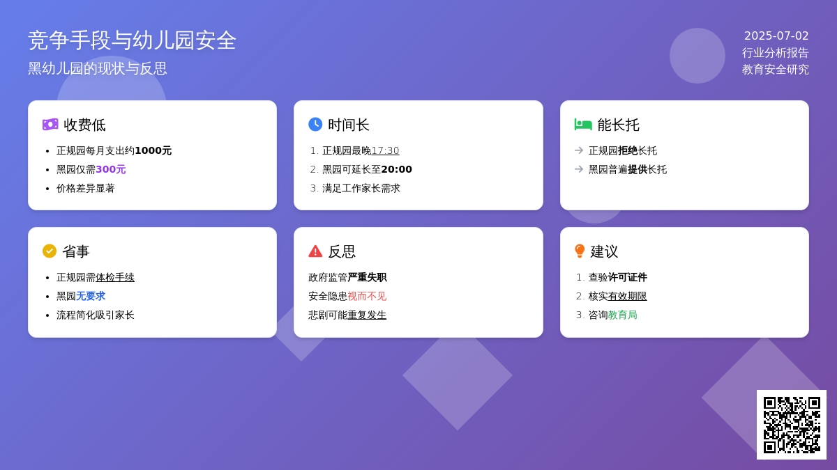 教你学会如何识别黑幼儿园
