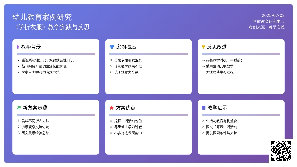 案例:学折衣服