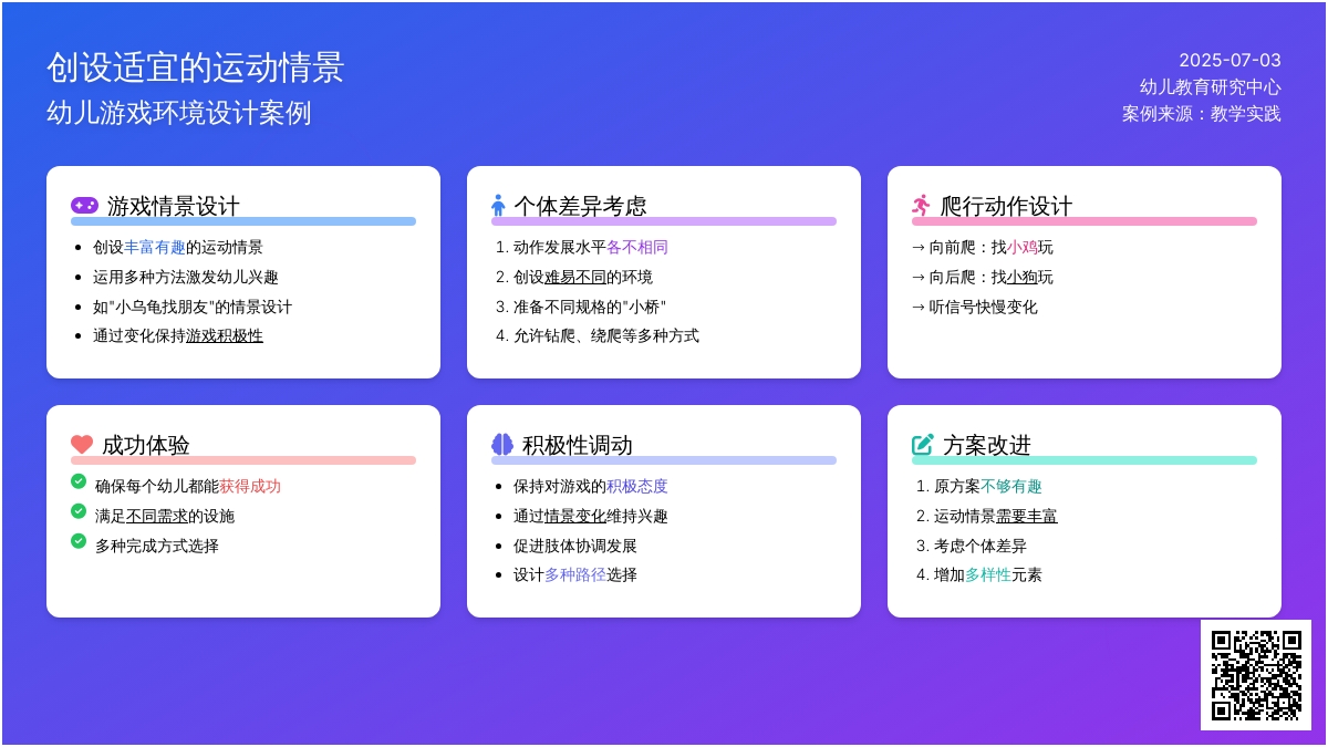 案例:创设适宜的运动情景