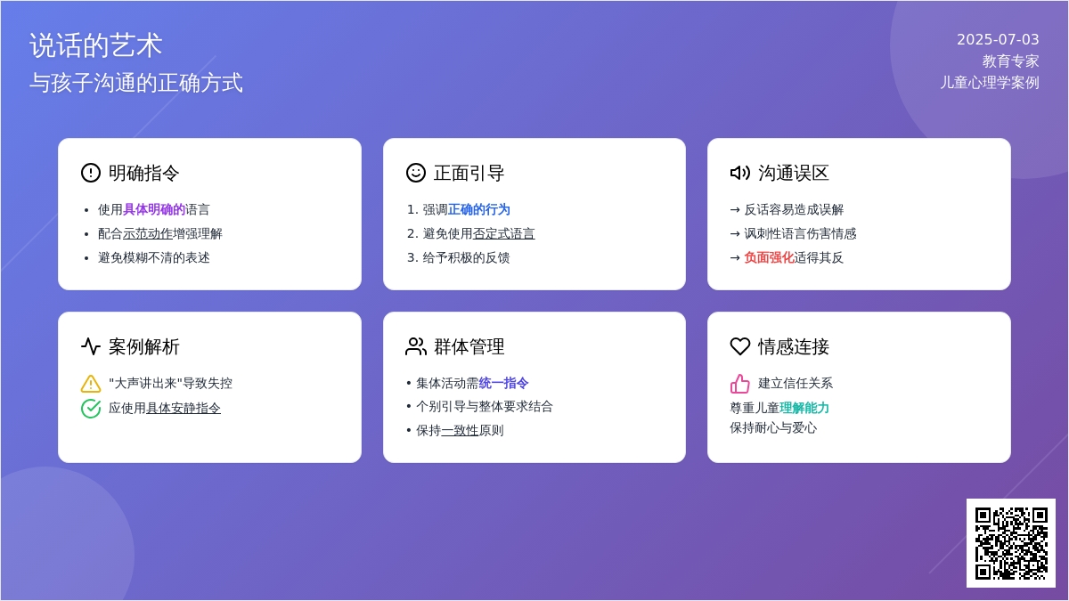 案例：说话的艺术