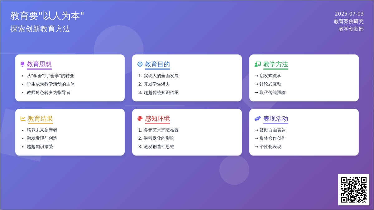 案例:教育要“以人为本”