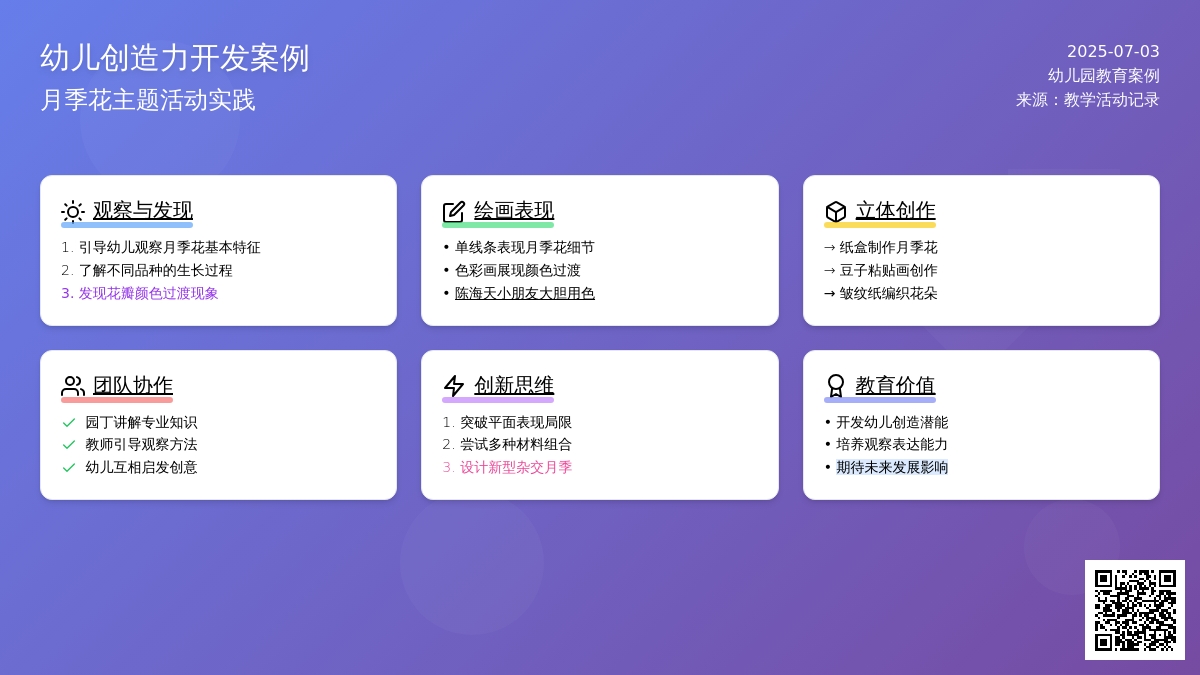 案例：积极开发幼儿的潜能
