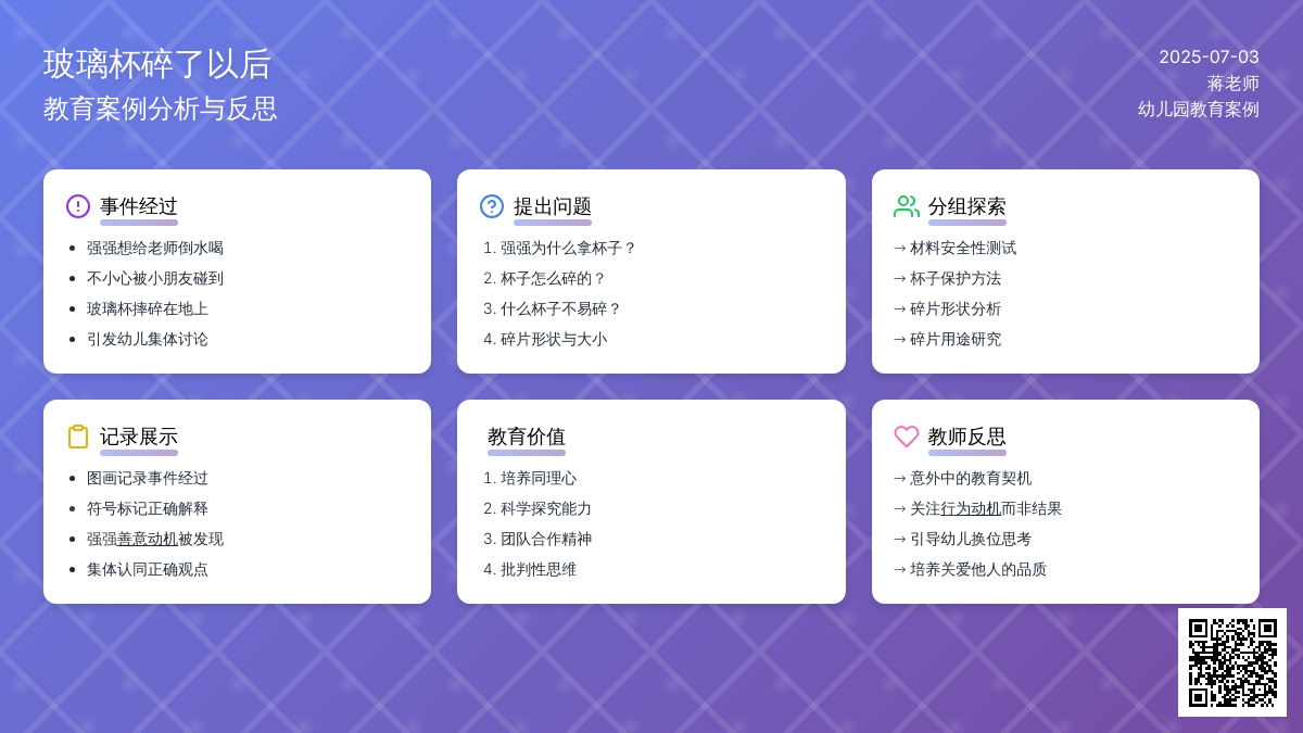 案例:玻璃杯碎了以后