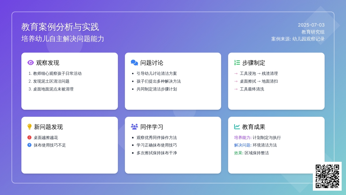 案例:桌子干净了
