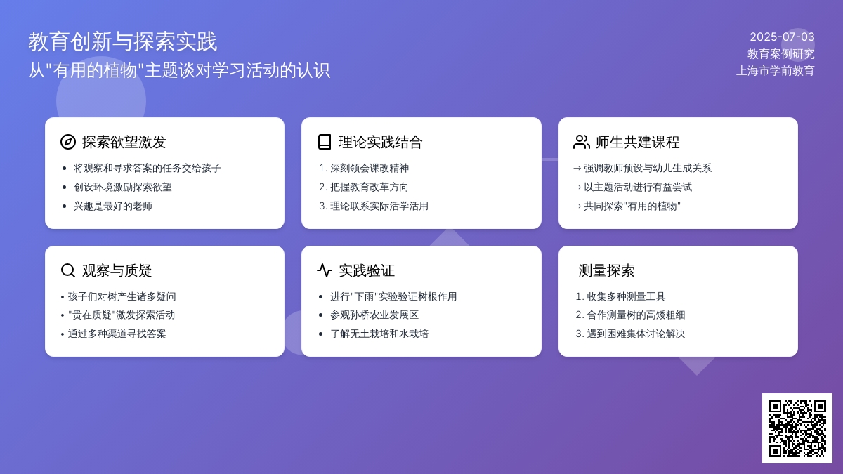 案例:从“有用的植物”主题――谈对“学习活动”的认识