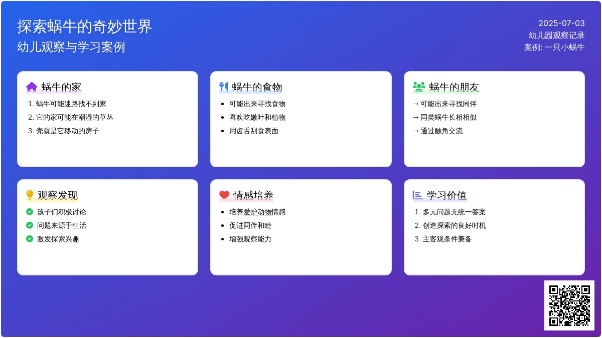 案例：一只小蜗牛