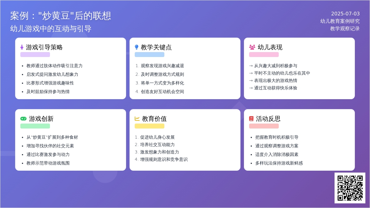 案例：“炒黄豆”后的联想