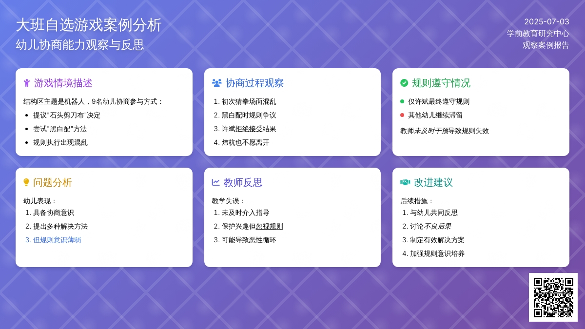 案例：大班自选游戏案例分析