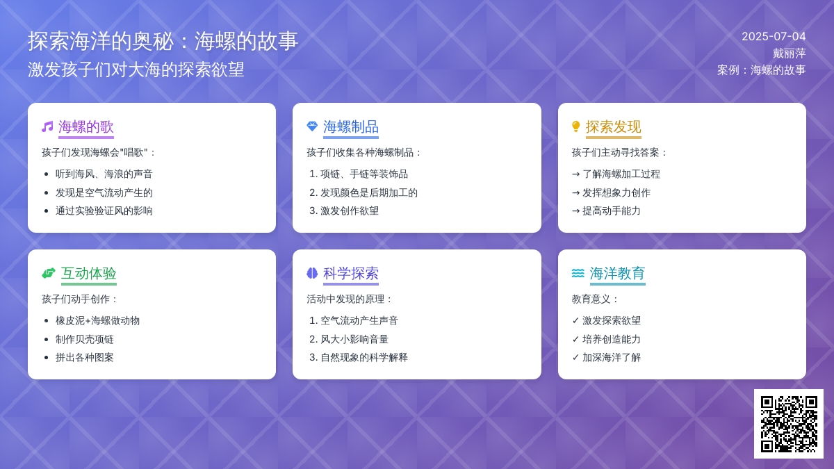 案例：海螺的故事