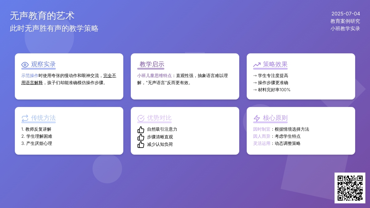 案例：无声的指示
