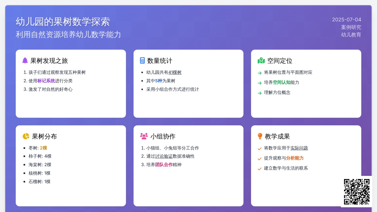 案例：利用身边的自然资源学数学
