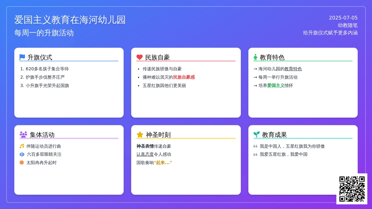 幼教随笔：给升旗仪式赋予更多内涵